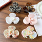 Beau - Geometric Flower Acetate Fiber Hair Claw Clip