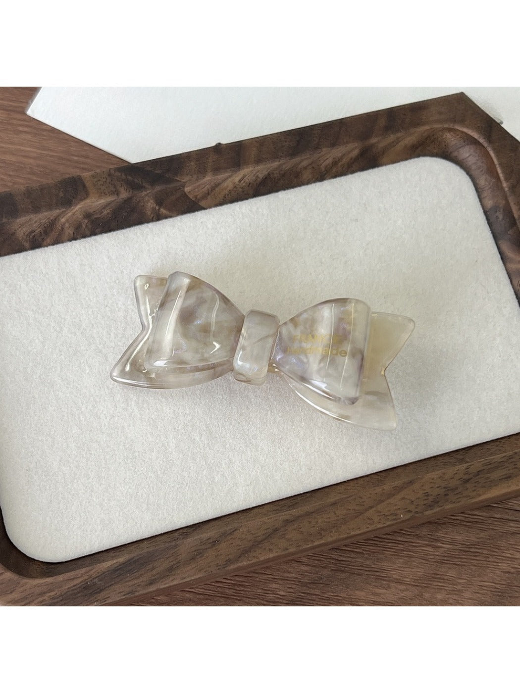 Beau - Elegant Bow Acetate Hair Clip