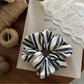 Gifty - Trendy Striped Scrunchie Hair Ties