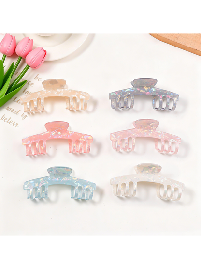 Beau - Wide Butterfly Shape PVC Hair Claw Clip
