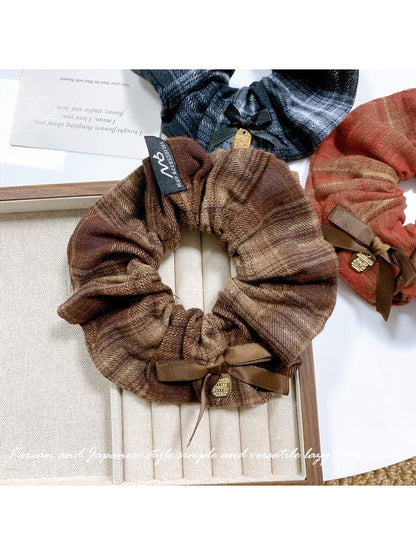 Gifty - Plaid Vintage Hair Ring