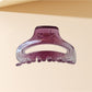 Beau - Gradient Half Moon Plastic Hair Claw Clip