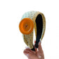 Gifty - Polka Dot Wide Fabric Hair Hoop Headband