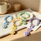 Keypus - Acrylic Floral Beaded Bag Charm Keychain