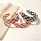 Gifty - Wide Printed Houndstooth Texture Headband