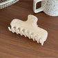 Beau - Marbled Plastic Geometric Line Claw Clip