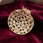 Brovia - Pomegranate Fruit Accent Alloy Brooch