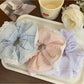 Gifty - Striped Lace-Trimmed Scrunchie