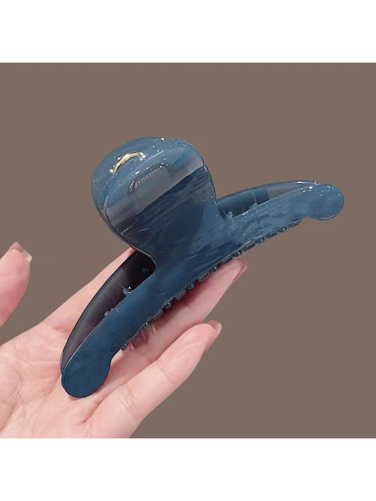 Beau - Blue Tone Minimal Geometric Claw Hair Clip