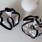 Gifty - Ruched Polka Dot Scrunchie