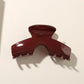 Beau - Simple Arc Shape Glossy Fashion Claw Clip