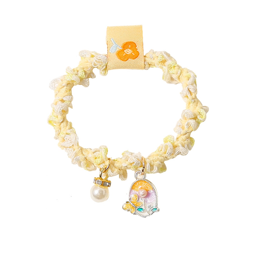 Gifty - Butterfly Flower Decorative Elastic Hair Tie