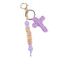 Keypus - Cross Shaped Letter Pattern Keychain