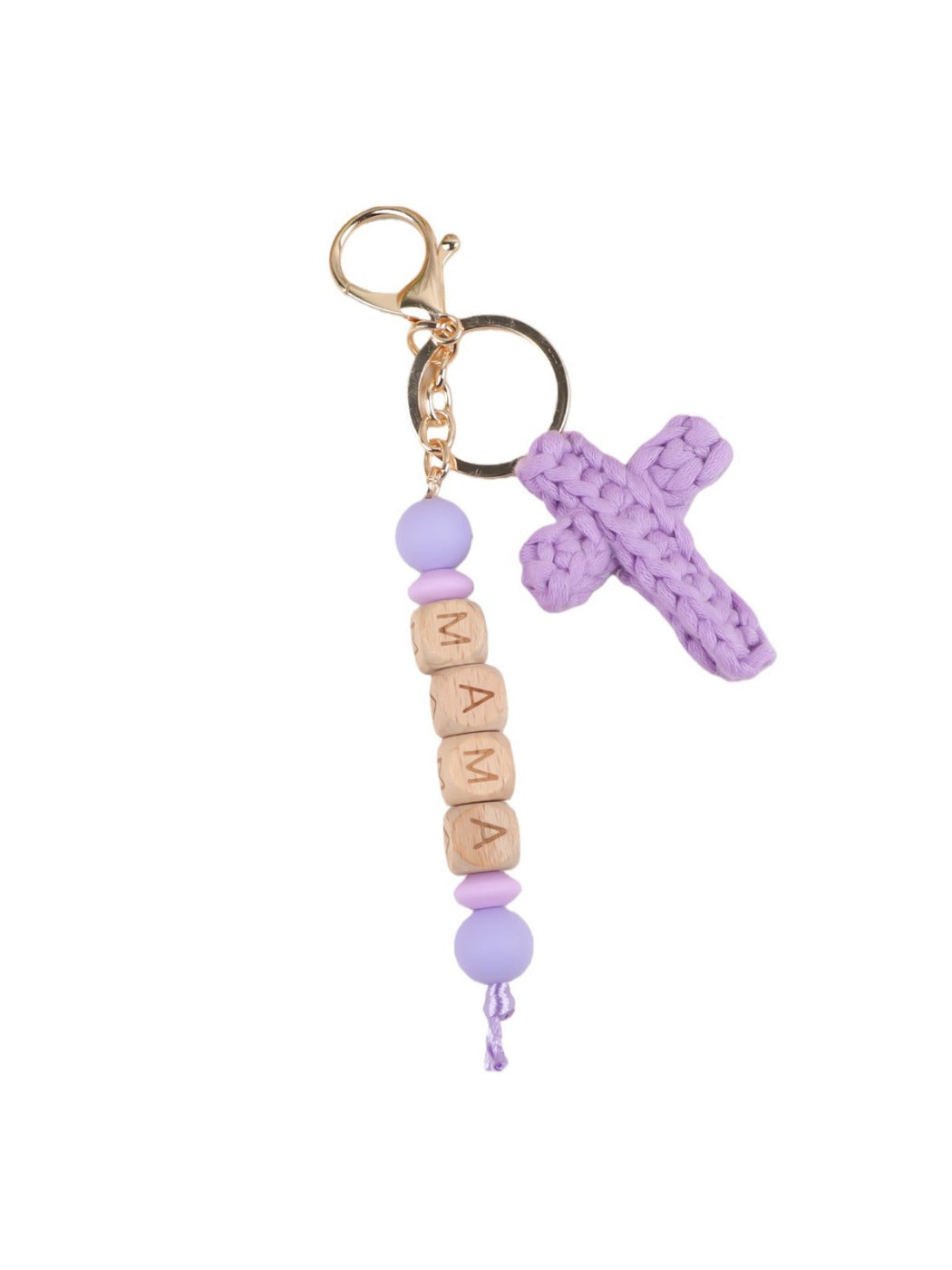 Keypus - Cross Shaped Letter Pattern Keychain