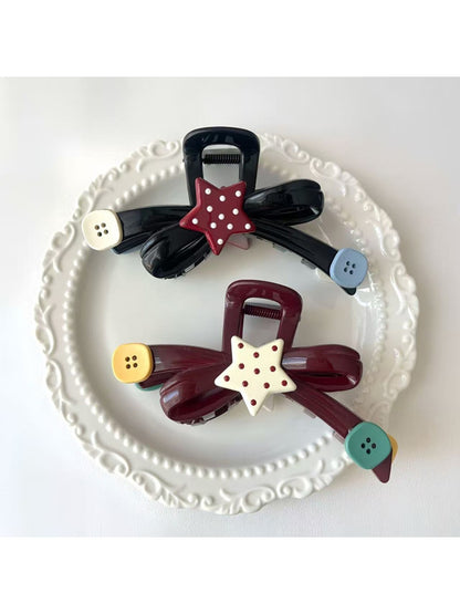 Beau - Charming Bow Shaped Hair Claw Clip