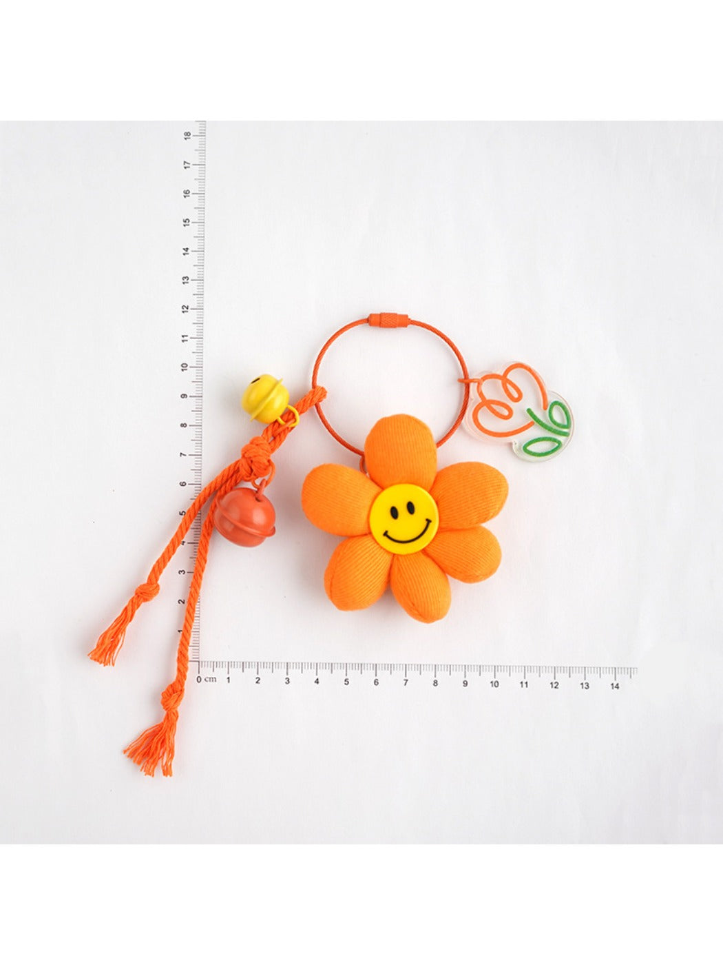 Keypus - Daisy Sunflower Smile Keychain