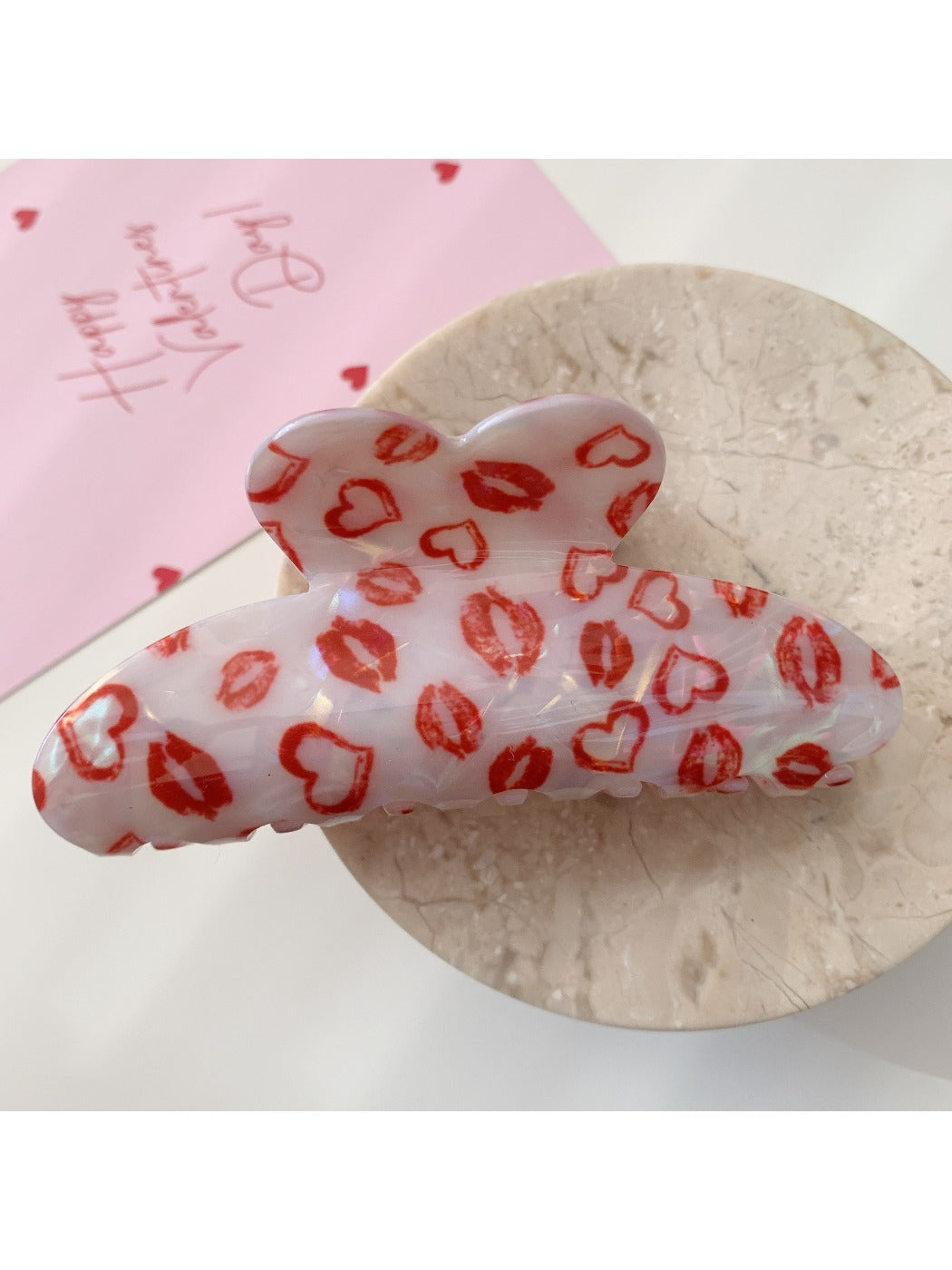 Beau - Sweet Valentine's Day Heart-Shaped Hair Clip