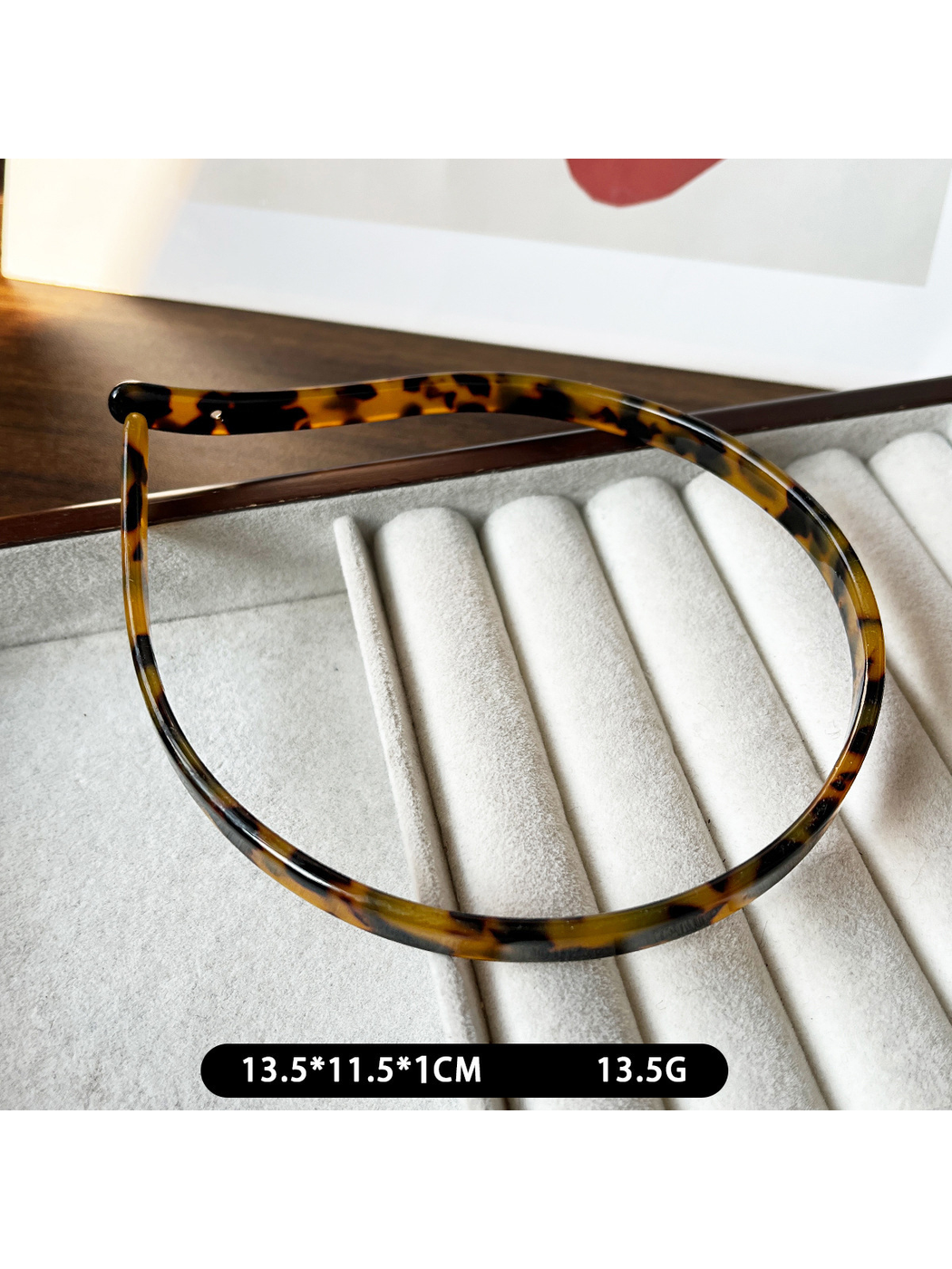Gifty - Fashion Acetate Geometric Ring Accent Headband