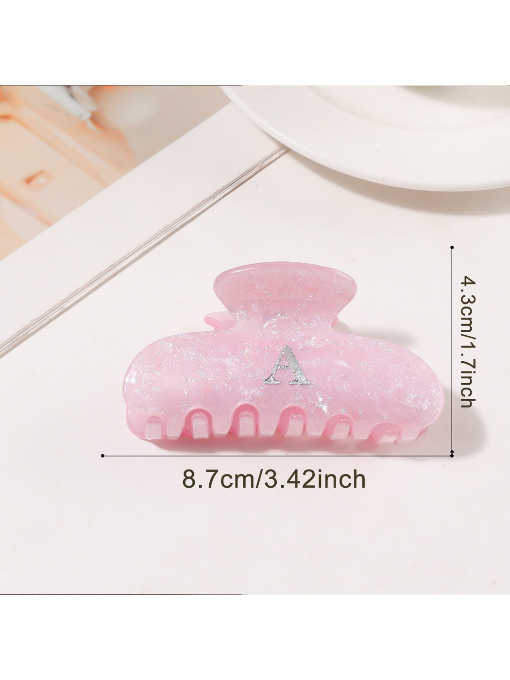Beau - Delicate Half Moon Hair Claw Clip