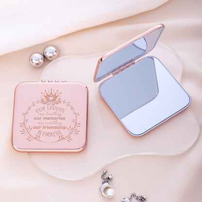 Mirroray - Portable Alloy and Glass Handheld Makeup Mirror