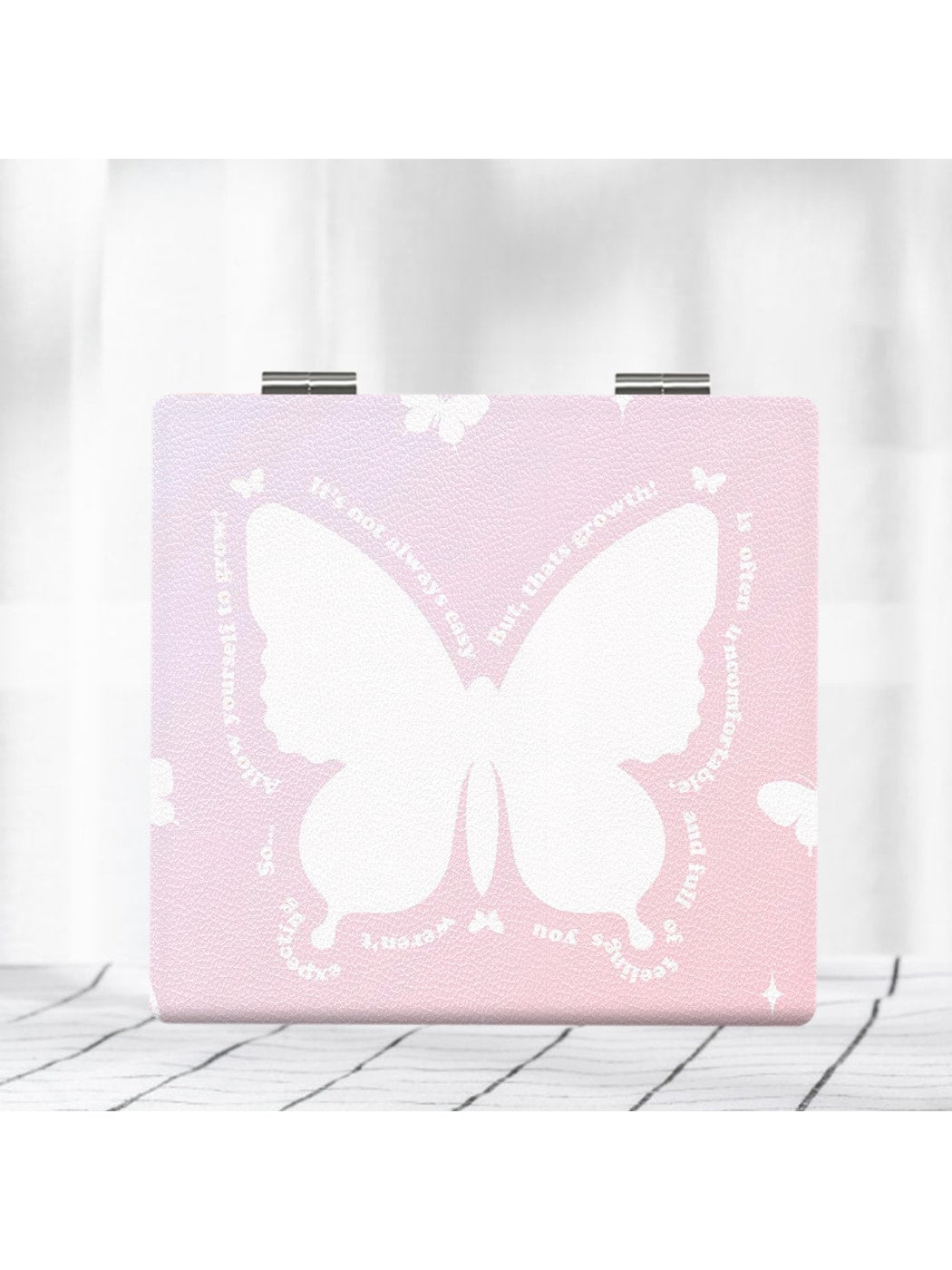 Mirroray - Pastel Print Portable Folding Makeup Mirror