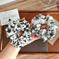Gifty - Flower Print Polyester Elastic Hair Scrunchie