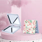 Mirroray - Floral Print Foldable Pocket Makeup Mirror