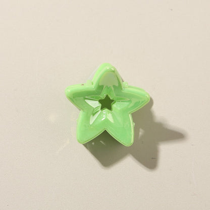 Beau - Glossy Star Shaped PS Decorative Claw Clip