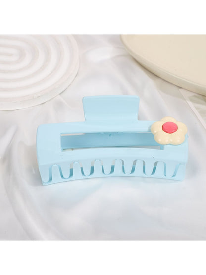 Beau - Plastic Alloy Square Hair Claw Clip