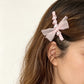 Beau - Pastel Lace Bow and Heart Accent Hair Clip