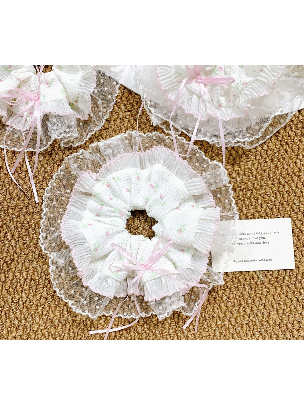 Gifty - Waffle Hair Ties Cute and Sweet Hair Accessories