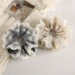 Gifty - Double Layer Embroidered Lace Scrunchie