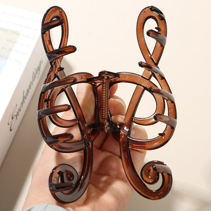 Beau - Vintage Music Note PS Alloy Claw Clip