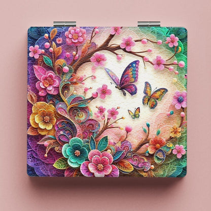 Mirroray - Decorative Printed Portable Table Makeup Mirror