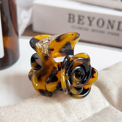 Beau - Acetate Rose Flower Claw Clip