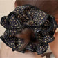 Gifty - Spring Retro Polka Dot Ruffled Scrunchie