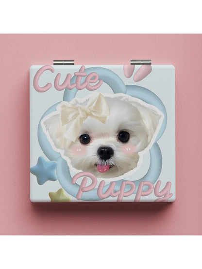 Mirroray - Cute Puppy Pattern Vanity Mirror