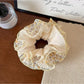 Gifty - Layered Floral Print Ruffle Edge Scrunchie