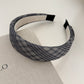 Gifty - Plaid Padded Fabric Check Pattern Headband