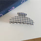 Beau - Fan Shape Decorative Acetate Fiber Claw Clip