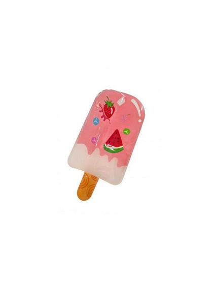 Close-up of Beau Summer ice cream hair clip showing detailed texture and colors