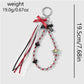 Keypus - Key and Bow Beaded Design Keychain
