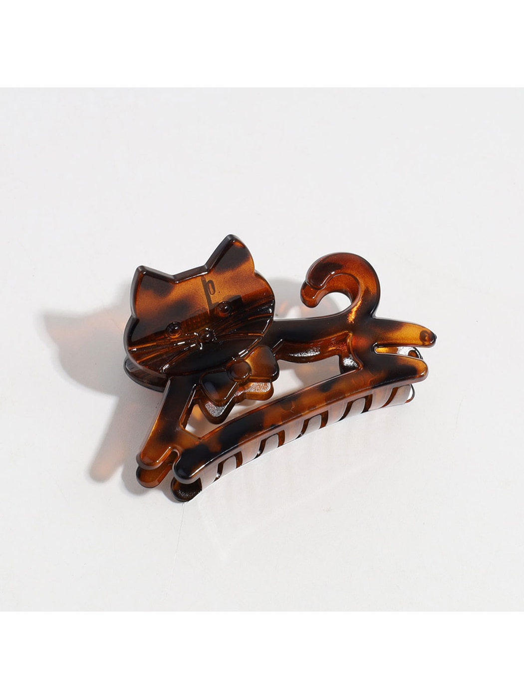 Beau - Glossy Cat Shape Acrylic Alloy Hair Claw Clip