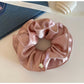 Gifty - Elegant Double Layer Ruched Satin Scrunchie