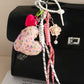 Keypus - Heart Pattern Rope Keychain Bag Charm