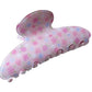 Beau - Floral Print Acetate Fiber Claw Clip