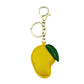 Keypus - Mango Shape Alloy and PVC Bag Charm Keychain