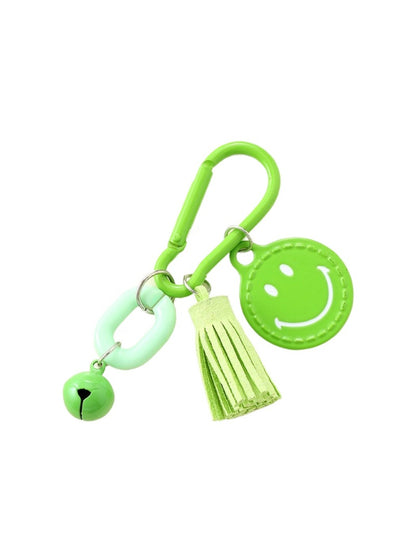 Keypus - Stylish Tassel Smiley Face Keychain