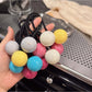 Gifty - Glossy Ball Decoration High Elastic Hair Tie