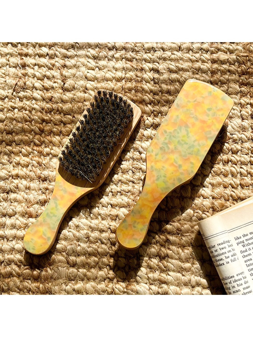 Camerow - Acetate Material Portable Hair Styling Brush